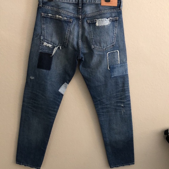 Moussy Laurel Patched Tapered Jean - Picture 8 of 10